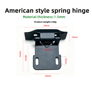 Hot-selling Modern Stainless Steel Kitchen <b>Spring</b> <b>Hinge</b> Concealed Cabinet <b>Hinges</b> - Product Image 3