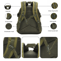 Sacs à dos Lupu de haute qualité pour hommes et femmes, imperméables, tactiques, pour ordinateur portable et randonnée en plein air