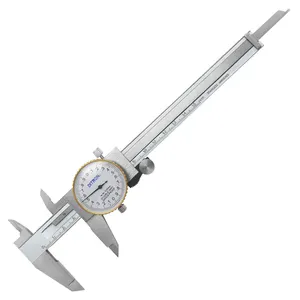 Ditron 0-300mm/<span class=keywords><strong>12</strong></span> <span class=keywords><strong>pulgadas</strong></span> Dial Caliper 0,02mm Acero inoxidable Dial Gauge <span class=keywords><strong>Vernier</strong></span> Calibrador Metal a prueba <span class=keywords><strong>de</strong></span> golpes <span class=keywords><strong>Digital</strong></span> Dial Caliper - Product Image 4