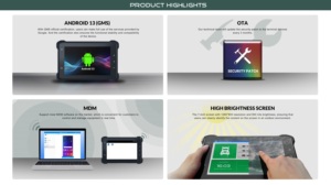 IP67 tất cả trong một taxi MDT <span class=keywords><strong>GPS</strong></span> <span class=keywords><strong>Navigator</strong></span> Rugged Android 13 máy tính bảng với NFC máy ảnh <span class=keywords><strong>GPS</strong></span> 4 gam Wifi <span class=keywords><strong>GPS</strong></span> cho taxi cab - Product Image 6