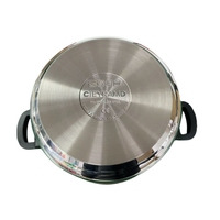 Nouveau Design Classique Marmite de Cuisson en Acier Inoxydable 304 pour Maintien au Chaud et Plats Mijotés, Autocuiseur Hôtelier 8 Litres, 10 Litres, 7 Litres