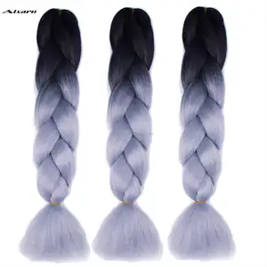 Women Use Synthetic braids hair Extension Synthetic Braiding Hair 2 colors braids Extension Wig