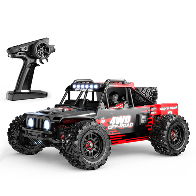 MJX Hyper Go High-Speed 1/14 2.4G Remote Control Racing Electric Truck 4WD Off-Road RC Car USB Cable Brushless 14209 14210 Metal