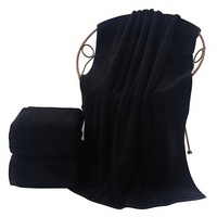 Serviette de Bain en Coton de Luxe à Séchage Rapide, Ultra-Absorbante, Bordure Brodé, Couleur et Logo Personnalisables, Cadeau Créatif pour Adulte, Idéal Hôtel, Spa, Plage