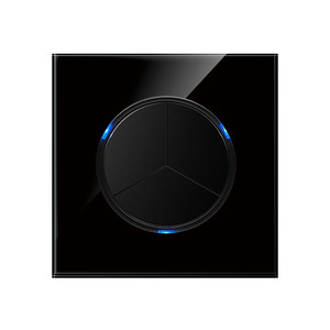Delviz — prise de courant murale USB, panneau en verre noir, bouton poussoir, avec indicateur lumineux LED, interrupteurs de prise murale UK 13A, nouveauté <span class=keywords><strong>2022</strong></span> - Product Image 6