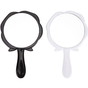 Rose Shaped Handheld Makeup <b>Mirror</b> Portable Beauty <b>Mirror</b> With Round Design <b>Small</b> Cute For Travel And Daily Use - Product Image 5