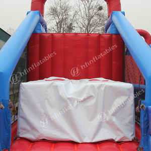 Carrera de obstáculos inflable de grado comercial-Casa de rebote gigante, combinación de tobogán y escalada para adultos y niños - Product Image 4