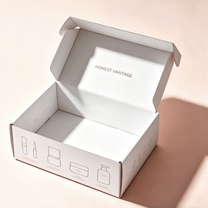 Oem Supplier Custom Logo Gift Shipping Mailing Box Eco Corrugated Paper Mailer Box Packaging for Skincare/Beauty/Cloth Packing - Product Image 4