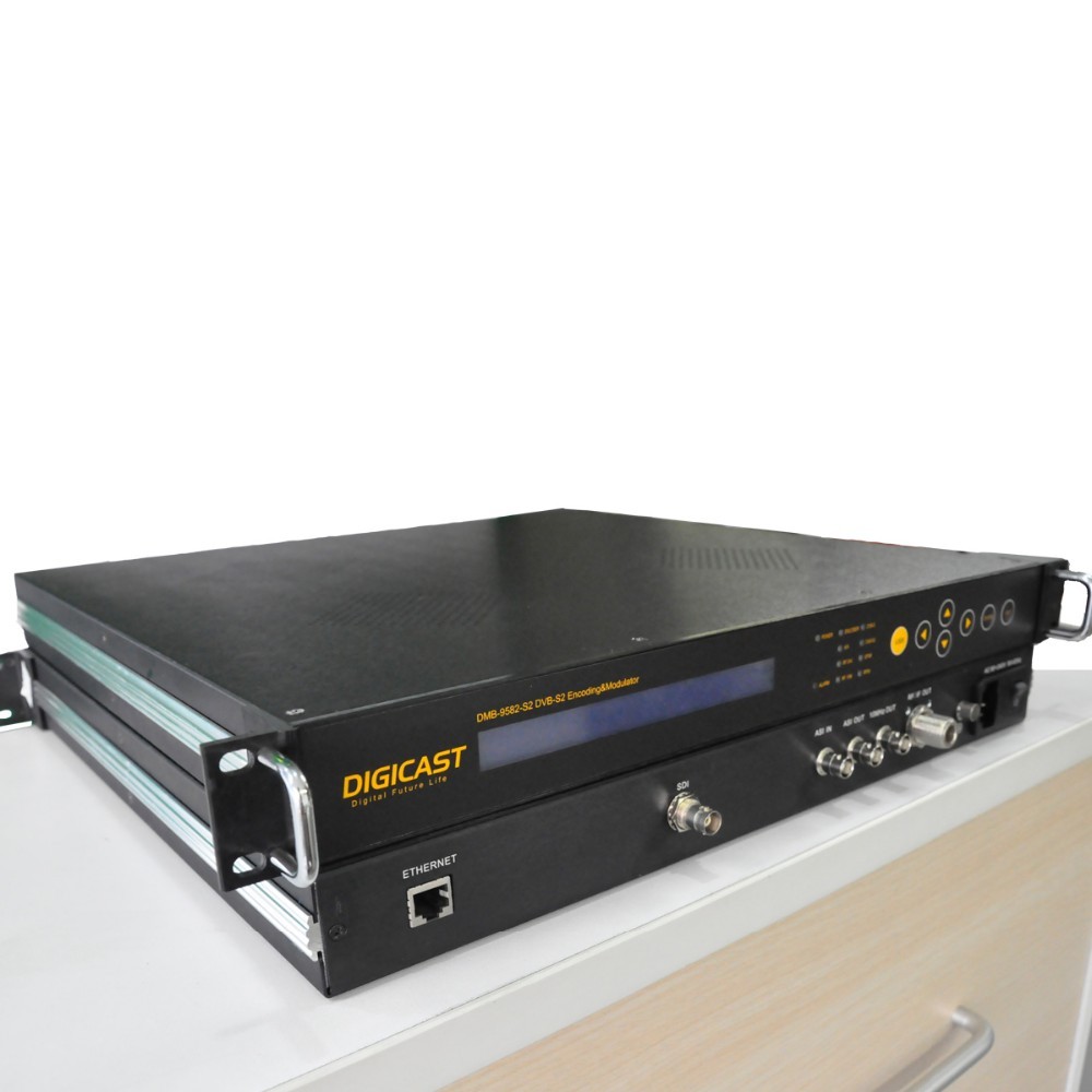 DVB S2 modulador con Full HD 1080 p AV a RF modulador hecho en China satélite uplink