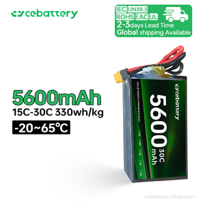 Batería de estado sólido de entrega directa de fábrica 5600mAh 8000mAh 8S 3S 330Wh/kg 3.95V 6S 15C Personalizada de alta densidad para drones 8000mAh-8S - Product Image 3