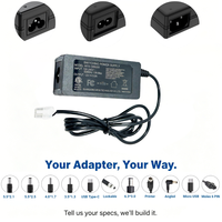 Adaptateur secteur MYIXI 100-240V entrée, 6V/9V/12V/26V/115V/120V sortie, 2500mA, en matériau PC pour PC