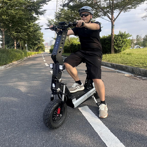 13inch <b>Off</b> Road Tire Powerful E Scooter Double Motor LCD Screen Dual Drive Controller Front Rear Hydraulic Shock Absorption - Product Image 1