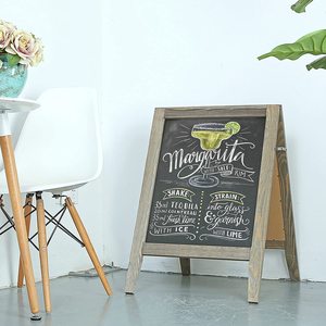 Bảng Hiệu Bảng Đen Khung Chữ A Bảng Hiệu Bảng Hiệu Bảng Hiệu Bảng Hiệu Gỗ Chữ A 2 Mặt Tấm Sandwich Thực Đơn Quán Cà Phê Vỉa Hè - Product Image 5