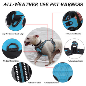 Arnés para Perro Grande Ajustable, Reflectante, Resistente, de Alta Calidad, con Logotipo Personalizado del Fabricante, para Entrenamiento Táctico, con Pañuelo - Product Image 5