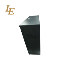 Boîtier de sécurité en acier laminé à froid SPCC de taille personnalisable avec ventilateur pour la protection des DVR/NVR (marque LE/OEM) en stock, certifié CE