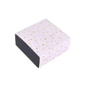 Caixa de impressão de cartão quadrada branca da caixa de presente da gaveta da bronzeadora