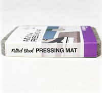 Tapis de pressage en laine naturelle portable, transfert rapide de la chaleur pour les quilteurs, la couture, les loisirs créatifs et l'usage domestique