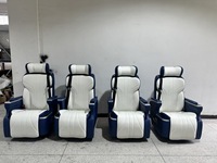 Sièges pivotants automatiques en cuir pour voiture électrique de luxe VIP, type Van, Captain, MPV, W447, Classe V, Hiace, Sprinter