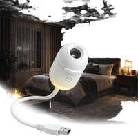 Projecteur de ciel étoilé 2-en-1 Aixinpin, lumière de nuit 360° °   Lampe de projection USB portable réglable pour la décoration de la chambre à coucher et de la voiture