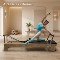 Reformer de Pilates en bois de chêne massif à 100 %, machine de studio commerciale, équipement de Pilates en bois durable