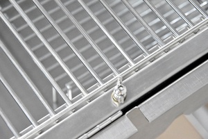 Ur-Health Stainless Steel Straight 3 Skewer In-Line Spit Cyprus Rotating <strong>Charcoal</strong> <strong>Grill</strong> for Outdoor BBQ - Product Image 4