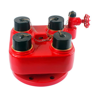 Vanne d'admission à quatre voies en fonte/cuivre DN100*65 pour équipement de lutte contre l'incendie, accessoire de raccordement d'hydrant pour incendie - Product Image 2