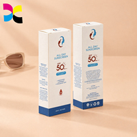 Boîte personnalisée haut de gamme pour nettoyant visage, emballage de soins de la peau, carton pliable imprimé, vente en gros, expédition rapide, logo personnalisé