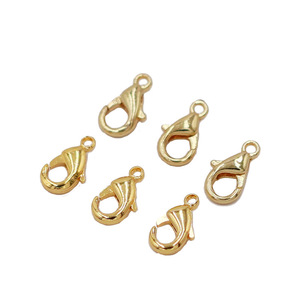 ตะขอสปริงชุบทองหยดน้ำตาเครื่องประดับทองแดงอุปกรณ์เสริมลูกปัด DIY ชุบ14K 18K - Product Image 2