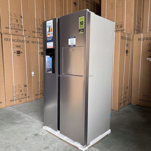 Réfrigérateur Hisense de qualité 606L à <span class=keywords><strong>double</strong></span> <span class=keywords><strong>porte</strong></span> côte à côte avec comptoir de bar et machine à glaçons intégrée, sans givre, grande capacité - Product Image 4