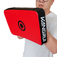 Cible de frappe arquée personnalisable Kangrui pour Taekwondo, bouclier de frappe arrière pour arts martiaux, équipement de boxe en PU