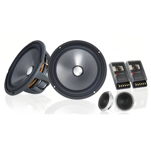 GMINJOO Haut-parleur de voiture 2 voies 6,5 pouces 60W RMS 4 Ohm avec panier métallique, sensibilité 90dB et crossovers pour système audio de voiture OEM - Product Image 1