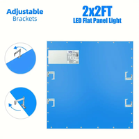 Plafonnier LED Carré Ultra-Mince à Montage en Surface pour Salle de Bain, en Aluminium, IP65, Industriel, 12W-36W SMD, IRC 95, Garantie 3 Ans