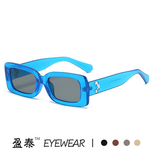 Yingtai Eyewear <b>Square</b> <b>Sunglasses</b> UV400 PC Frame Unisex Fashion Sunshades - Product Image 5