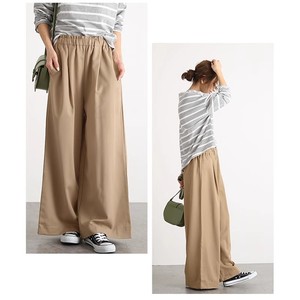 Pantalones de algodón para mujer, Pantalones rectos sueltos con correas elásticas, pantalones de pierna ancha informales de tiro medio, estilo informal, para mujer, de verano, 2017 - Product Image 3