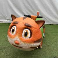 Trottinette Électrique Personnalisée 24V en Forme de Tigre Mignon ou Dinosaure pour Enfants – Jouet Idéal pour Parcs d'Aventures et Centres Commerciaux Extérieurs
