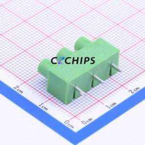 PA007-3P <b>Screw</b> Terminal <b>Block</b> Through hole Component (THT),P=7.5mm Connector 1x3P 7.5mm Green Through Hole - Product Image 1
