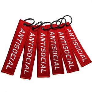Custom Embroidered Key Tags New Design <b>Car</b> and Motorcycle Luggage Bag Keychain - Product Image 4