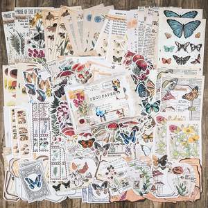 200 pièces Vintage Journal autocollants Scrapbook Pack accessoires Journal planificateurs bricolage papier artisanat Kits cahier Collage <span class=keywords><strong>Album</strong></span> - Product Image 3