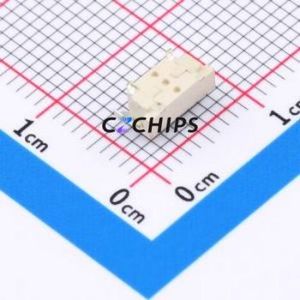 1TS002G-1800-3500-CT Tactile Switch SMD,3.5x7.6mm Switch Single Pole Single Throw Rectangle Button 1.8N Horizontal Mount - Product Image 2