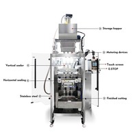 Machine d'emballage entièrement automatique à 3 voies pour poudres d'électrolytes, machine de remplissage multi-voies de sachets pour poudres de compléments alimentaires en stick