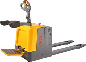 Troli truk palet hidrolik elektrik, dengan baterai Lithium 2T 2.5T 3T pengangkat garpu kekuatan listrik - Product Image 2