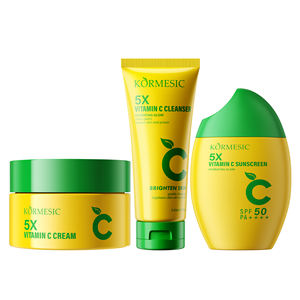KORMESIC – Lot de Soins Visage Éclaircissants et Nettoyants 5X Vitamine C en Gros, Crème Solaire SPF 50 et Nettoyant Visage - Product Image 6