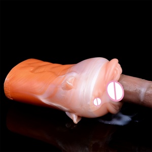 Copa de Masturbación GEEBA con Diseño de Zorro de Fantasía, Masturbador de Bolsillo de Silicona Suave, Simulador de Vagina Realista, Ejercitador de Pene, Juguetes Sexuales para Hombres - Product Image 3