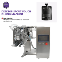 Machine de remplissage de sachets compacte de bureau, machine intégrée personnalisée pour le remplissage et le bouchage de sachets, idéale pour les petites entreprises