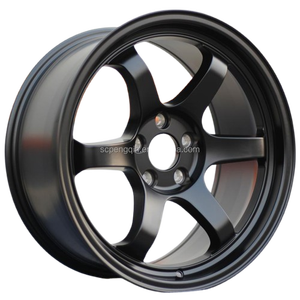 ล้อแม็กซ์ Roc Racing <span class=keywords><strong>ราคา</strong></span>ดี ดีไซน์เว้า อลูมิเนียมอัลลอย 5X114.3 ล้อแม็กซ์ใหม่ รุ่น <span class=keywords><strong>Te37</strong></span> - Product Image 1