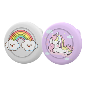 Support en silicone pour AirTag pour enfants, 4 modèles, étanche, broche dissimulée, compatible avec Apple AirTag, rentrée scolaire - Product Image 1