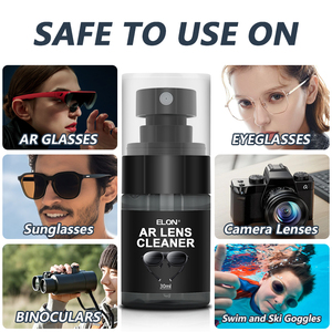 Kit di pulizia lenti in vetro naturale brevettato <span class=keywords><strong>per</strong></span> pulizia lenti Spray <span class=keywords><strong>per</strong></span> occhiali <span class=keywords><strong>per</strong></span> la pulizia degli occhiali prodotti <span class=keywords><strong>per</strong></span> la cura del tessuto in microfibra 30ML - Product Image 5