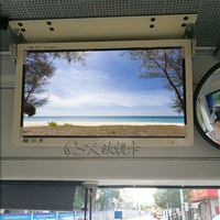 OSK-Monitor LCD plegable de 21,5 pulgadas para coche, monitor de entrada de vídeo AV, 24v12V