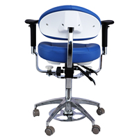 Tabouret selle réglable pour assistant dentaire, chaise roulante moderne en acier inoxydable pour hôpital et salon