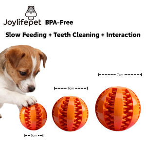 Interaktif köpek oyuncak topu yavaş besleyici diş temizleme tedavi dağıtıcı için küçük/büyük köpekler için dayanıklı çiğnemek oyuncak zihinsel stimülasyon - Product Image 3